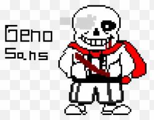 Genosans Sprite Edited Pixel Art Maker - Transparent Sans Sprite Png,Geno Png