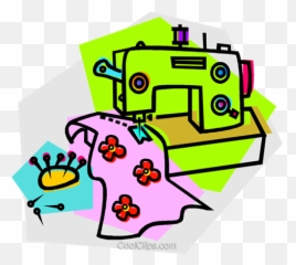 Sewing Machine Royalty Free Vector Clip Art Illustration Png