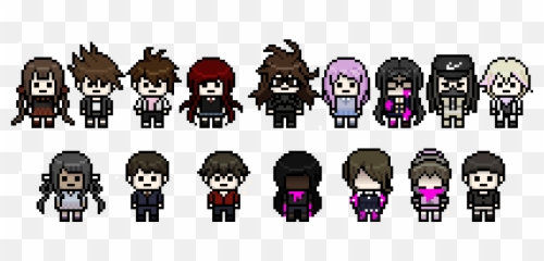 Danganronpa V3 Spaces Journeych3 - 8 Bit Sprites png