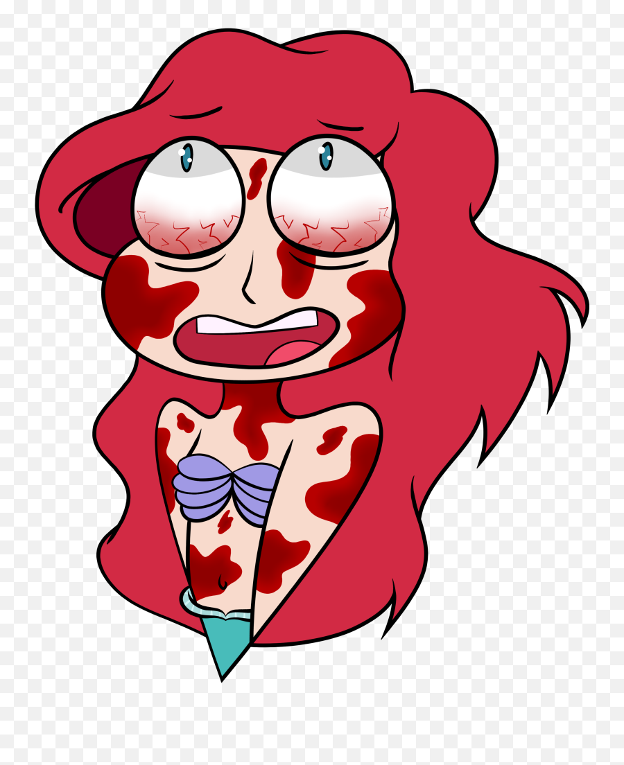 Bloody Ariel By Midgesaurus - Clip Art Png,Ariel Png