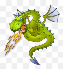 Fdc37 Fire Dragon Clipart Today1580838615 - Cartoon Dragon Breathing Fire Png,Green Fire Png