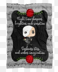 Phantom Of The Opera Blanket - Phantom Of The Opera Blanket Png,Phantom Of The Opera Mask Png