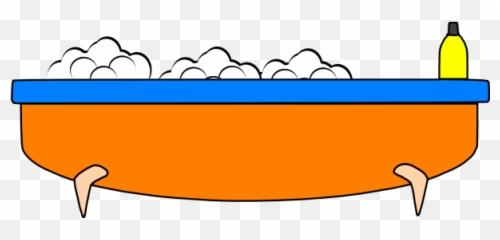 Bubble Bath - Bathtub With Bubbles Clipart Png Download Tub