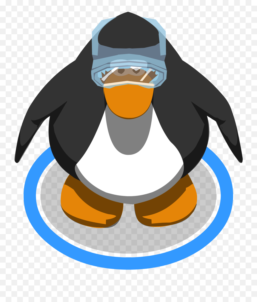 Lab Goggles Ig - Club Penguin Penguin Png Clipart Full Old Club Penguin Blue Penguin,Ig Png