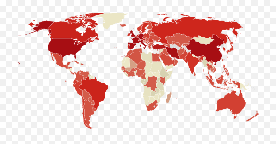 Coronavirus Map Daily Updates - 19 Covid World Map Png,United States Map Transparent
