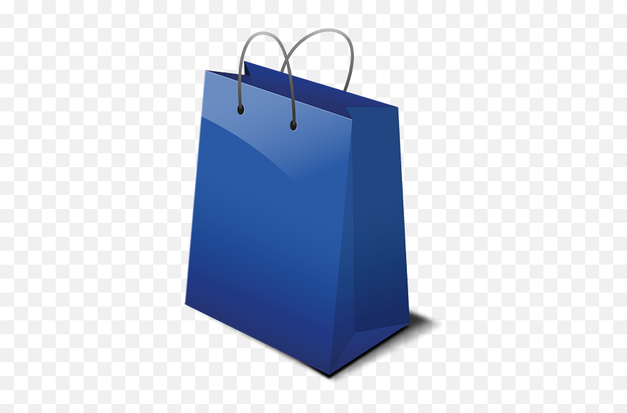 Download Blue Shopping Bag Png - Logo Shopping Bag Image Png,Shopping Bag Transparent Background