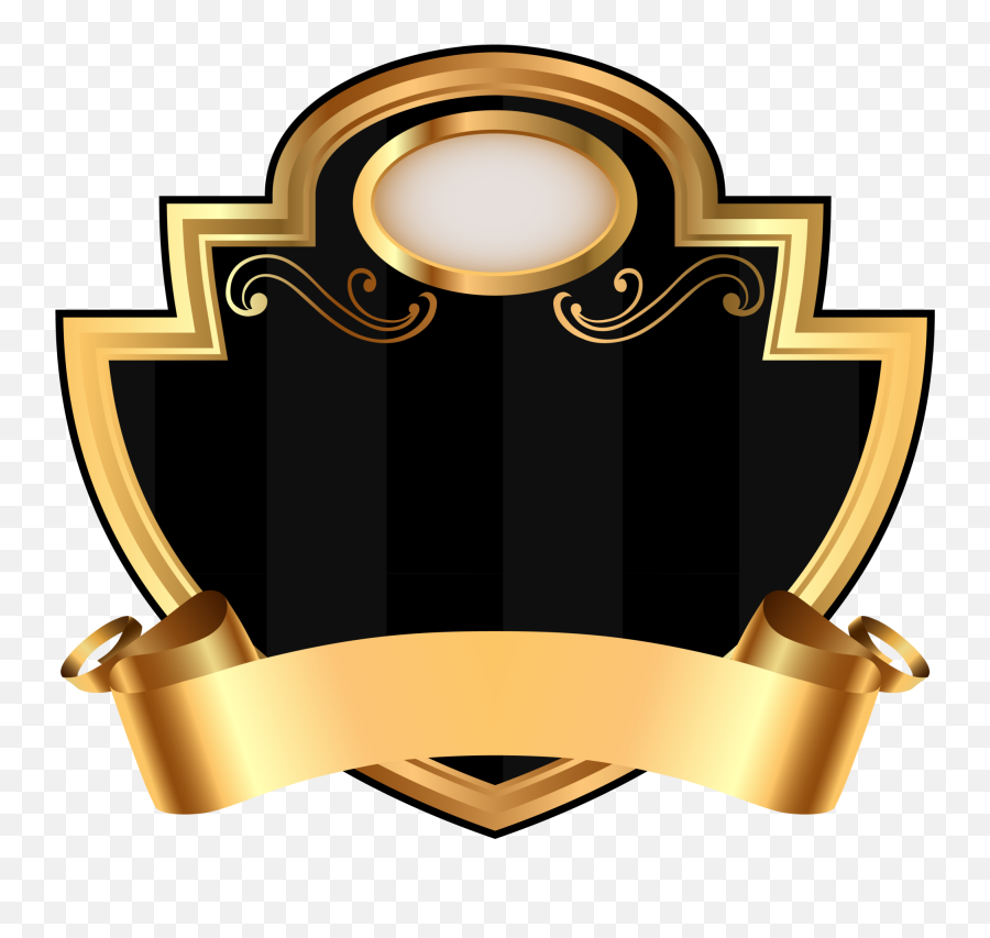 Clipart Shield Trophy Transparent - Escudo Dourado Png,Gold Shield Png