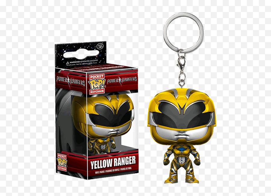 Mighty Morphinu0027 Power Rangers - Power Rangers Movie Yellow Ranger Pop Vinyl Keychain Pocket Pop Keychain Power Rangers Yellow Ranger Png,Power Rangers Png