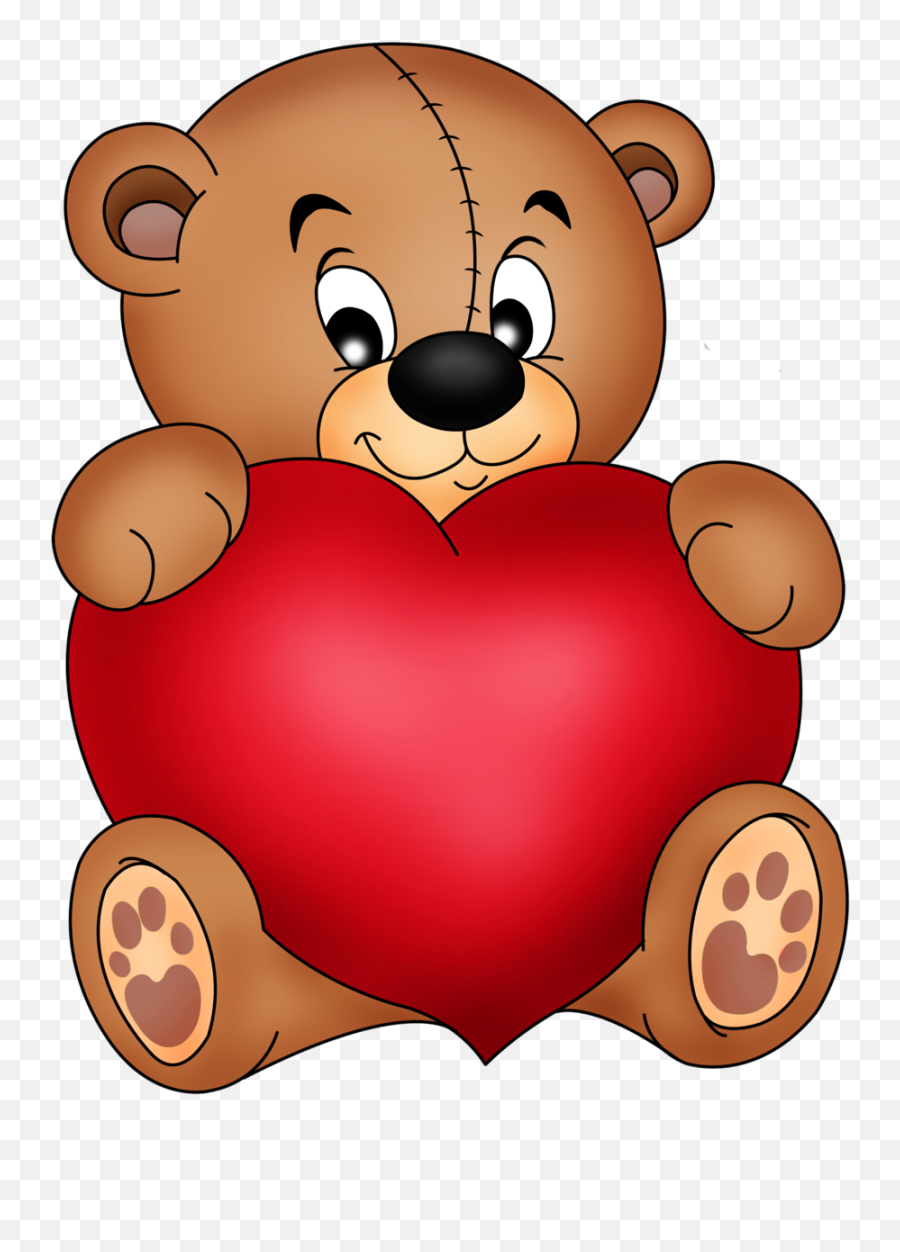 Top Imagens Ursinho Marrom Png Coração Alta Resolução - Teddy Bear Cartoon Png,Coração Png