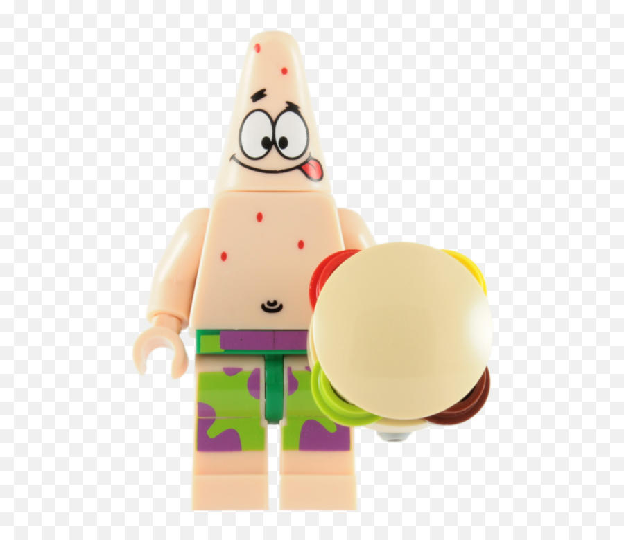 Patrick Minifigure With Krabby Patty - Spongebob Png,Krabby Patty Png