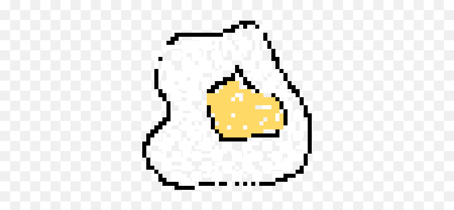 Fried Egg Pixel Art - Egg Food Pixel Art Png,Fried Egg Png