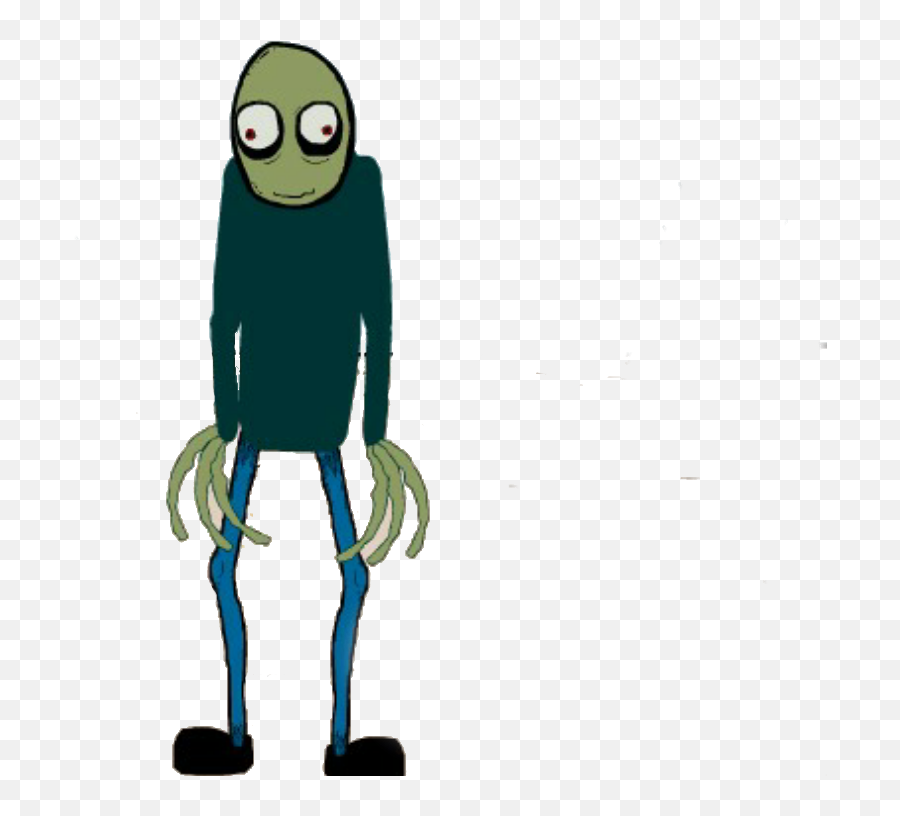 All Hail Salad Fingers Bow Before His Might And Kiss - Salad Fingers Png,All Might Face Png