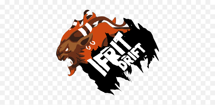 Ifrit Drift Logo Fire - Decals By Rabeeeto Community Illustration Png,Sombra Skull Png