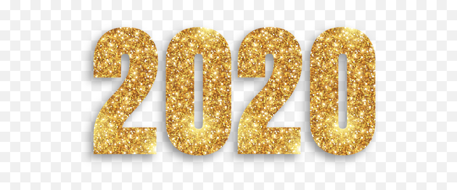 2020 Year Png - 2020,Glitter Background Png
