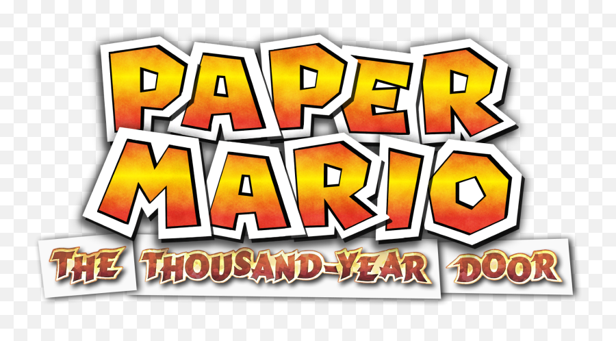 Paper Mario The Thousand - Year Door Steamgriddb Paper The Door Png,Mario Logo Png