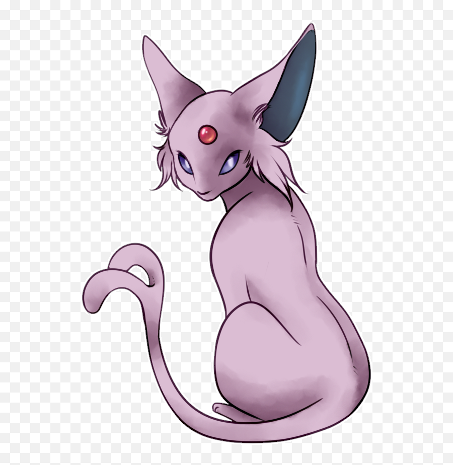 Espeon By Inkimpaofficial - Fur Affinity Dot Net Cat Yawns Png,Espeon Png