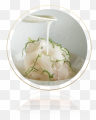 Domaine De Canton - Spicy Hamachi Ceviche Vase Png,Ceviche Png