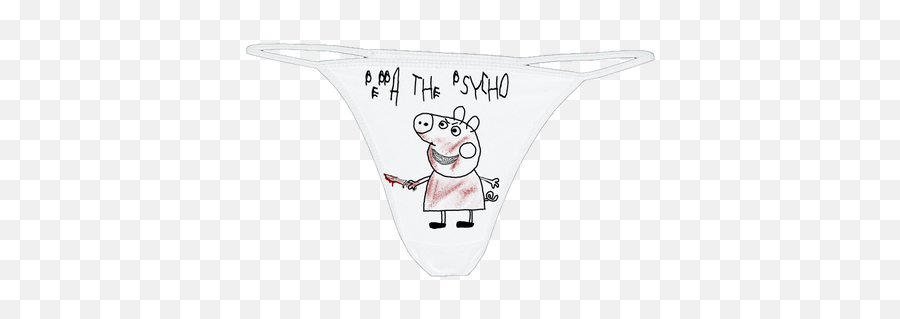 Peppa The P S Y C H O Thong - Underpants Png,Thong Png