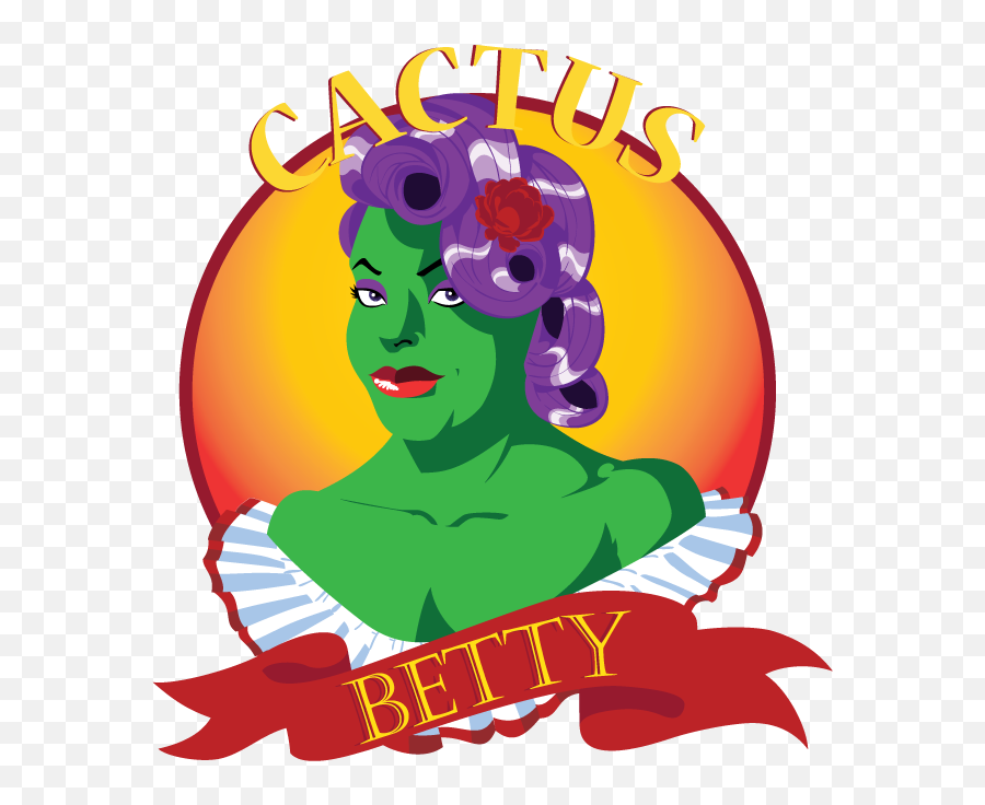 Cactus Betty U2014 Travis Bolek - Cartoon Png,Cactus Logo