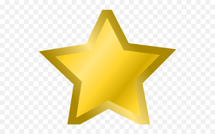 Gold Star Clipart Png - Transparent Background Golden Star Png,Stars Clipart Png