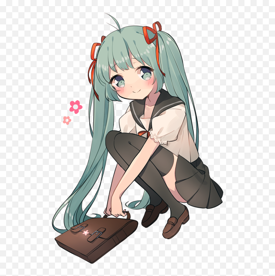 Download Loli Schoolgirl Miku Vocaloid - Miku Loli Png,Loli Png