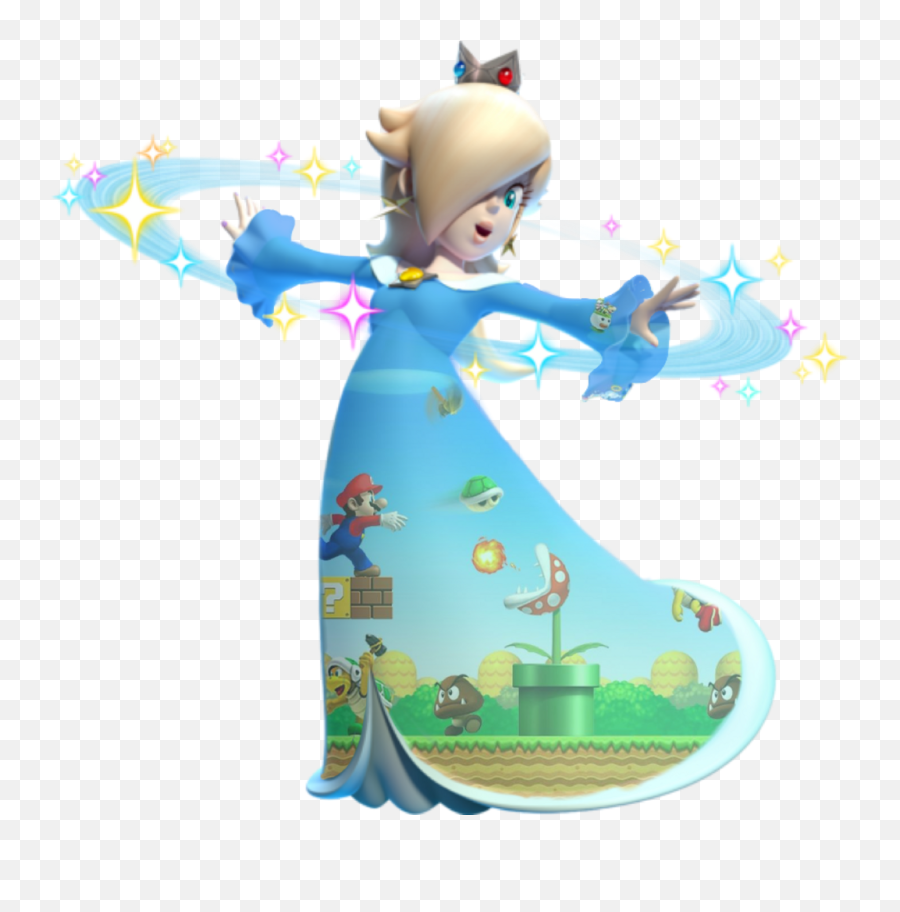 Download Mario Rosalina Princess Freetoedit - Princess Princess Rosalina Mario Kart Png,Super Mario 3d World Logo
