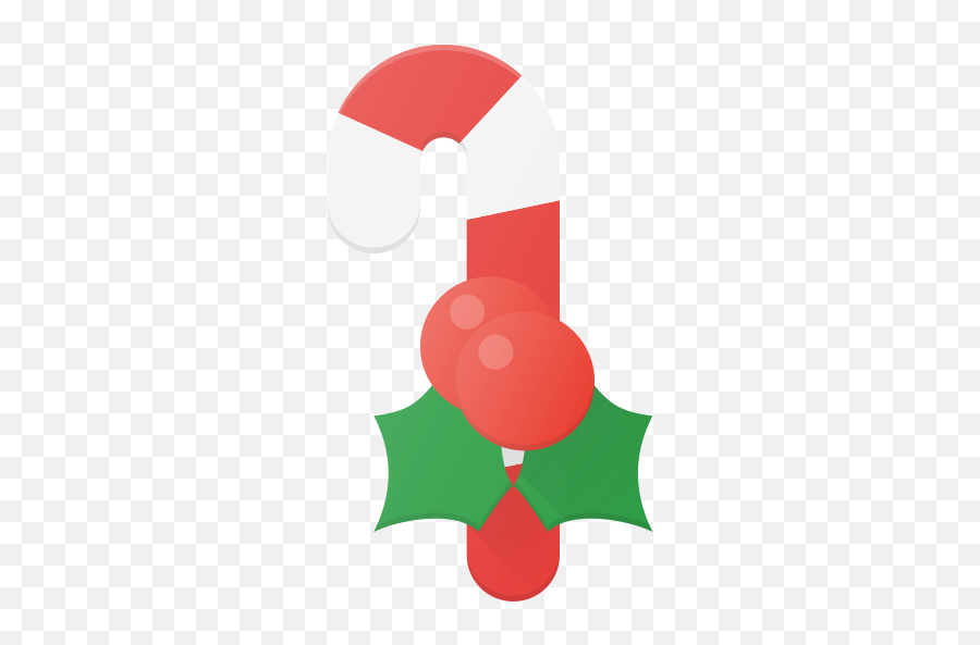 Candy Stick Christmas Free Icon Of Flat - Icon Png,Christmas Icons Png