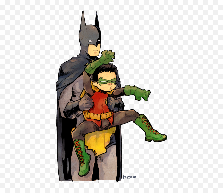 Batman Damian Wayne - Batman And Robin Pose Png,Robin Transparent