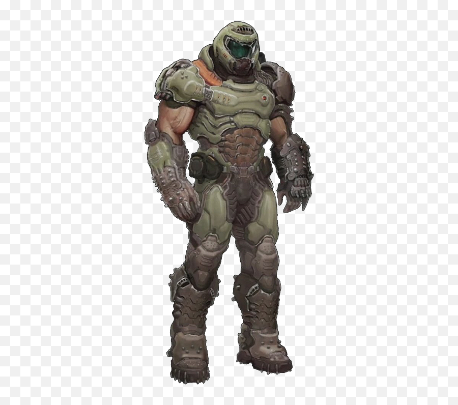 The Doom Slayer - Custom Doom Slayer Action Figure Png,Doomguy Png