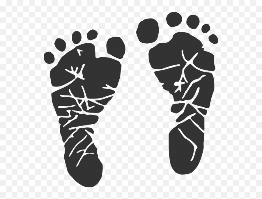 Baby Footprint Png Transparent Images - Baby Feet Print Png,Footprint Png