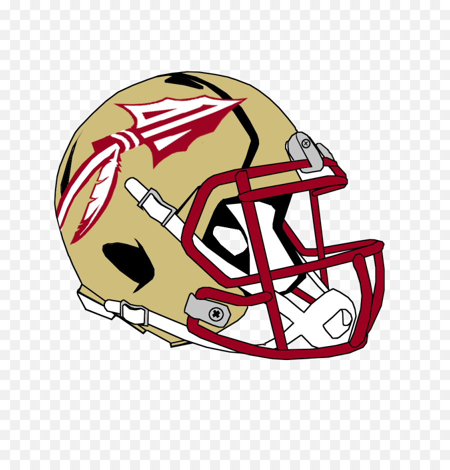 Helmet Clipart Fsu - Florida State Seminoles Helmet Png,Fsu Logo Png