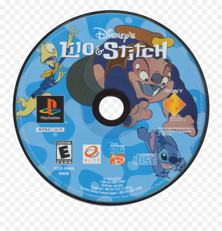 Disneyu0027s Lilo U0026 Stitch Details - Launchbox Games Database Optical Storage Png,Lilo And Stitch Logo