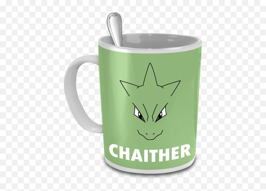 Scyther Face Pokemon Pun Mug - Magic Mug Png,Scyther Png