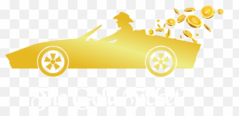 Cart - The Gold Ticket in 2020 ticket Jelly belly Automotive Decal png