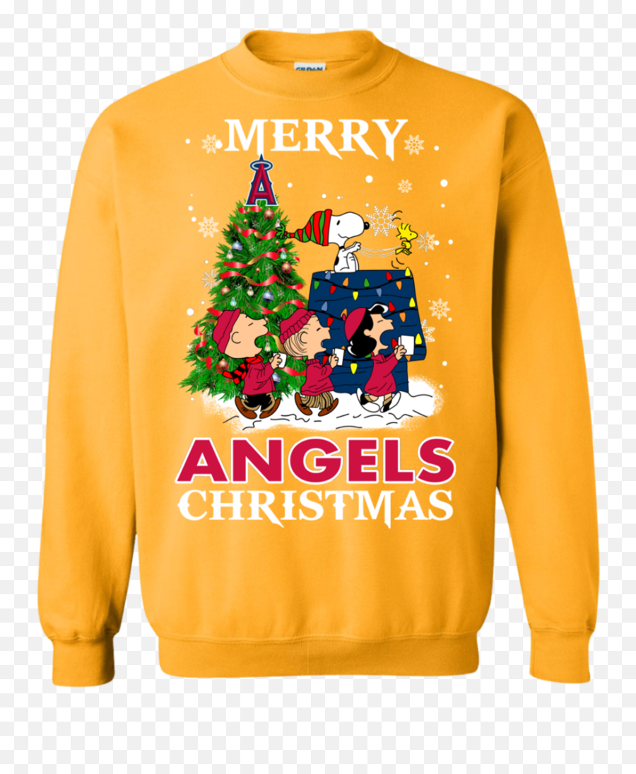 Stranger Things Yellow Sweatshirt - Colorado Avalanche Christmas Sweater Png,Christmas Sweater Png