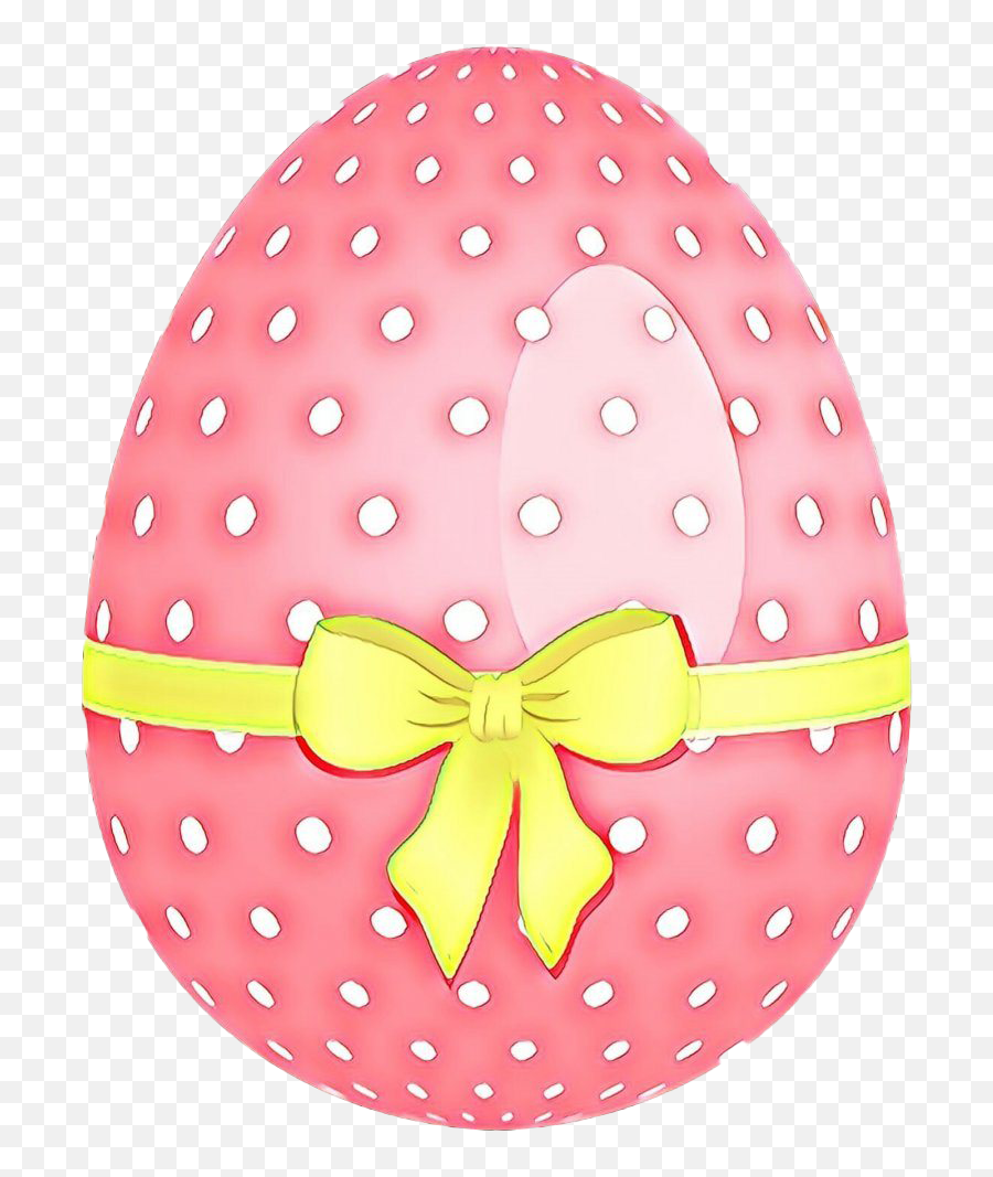 Pink Easter Egg Png Background Image Mart - Huevo De Pascua Rosa,Polka Dot Background Png