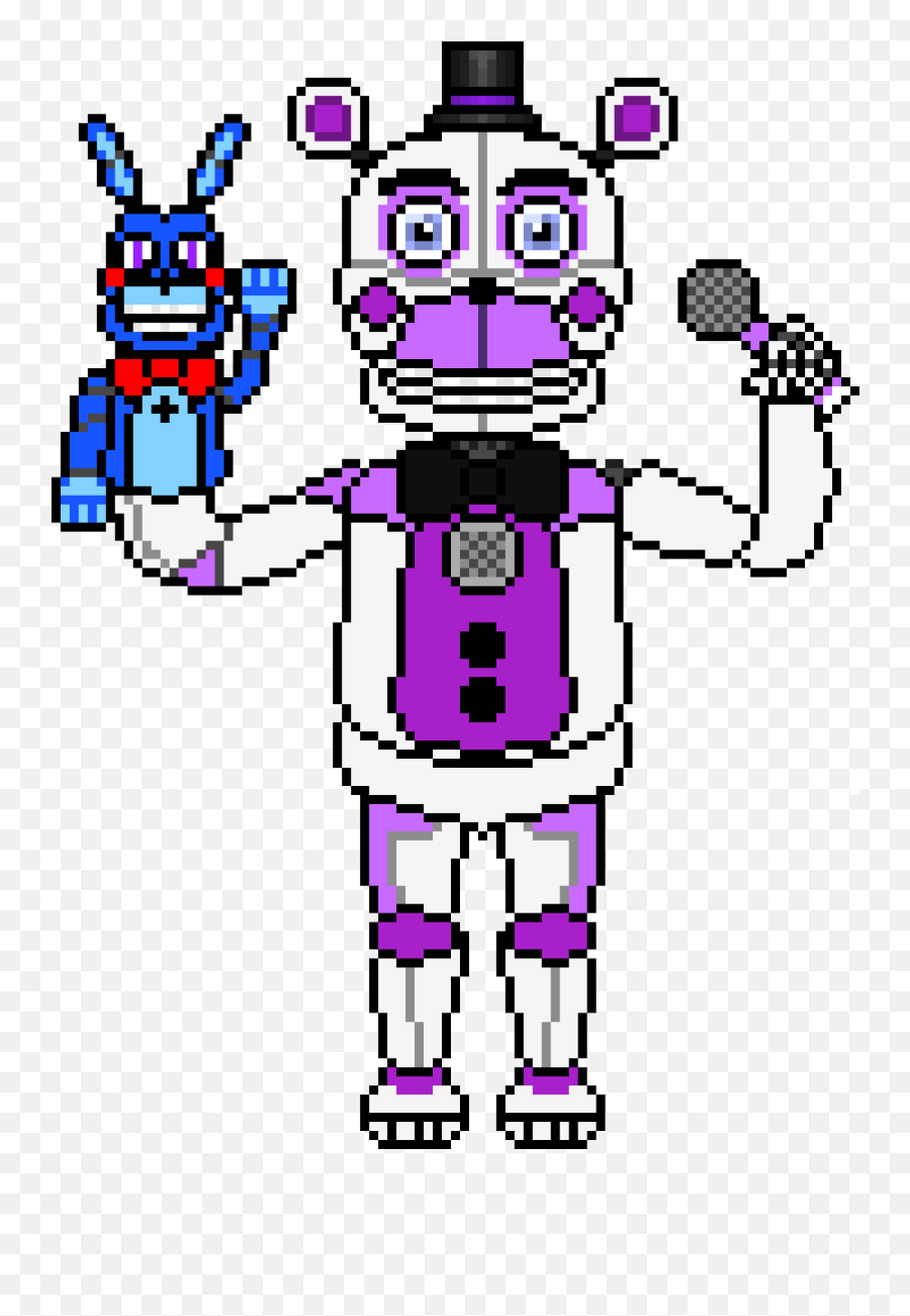 Not Done Funtime Freddy U0026 Bon - Tggw Tngw Pixel Art Portable Network Graphics Png,Funtime Freddy Transparent