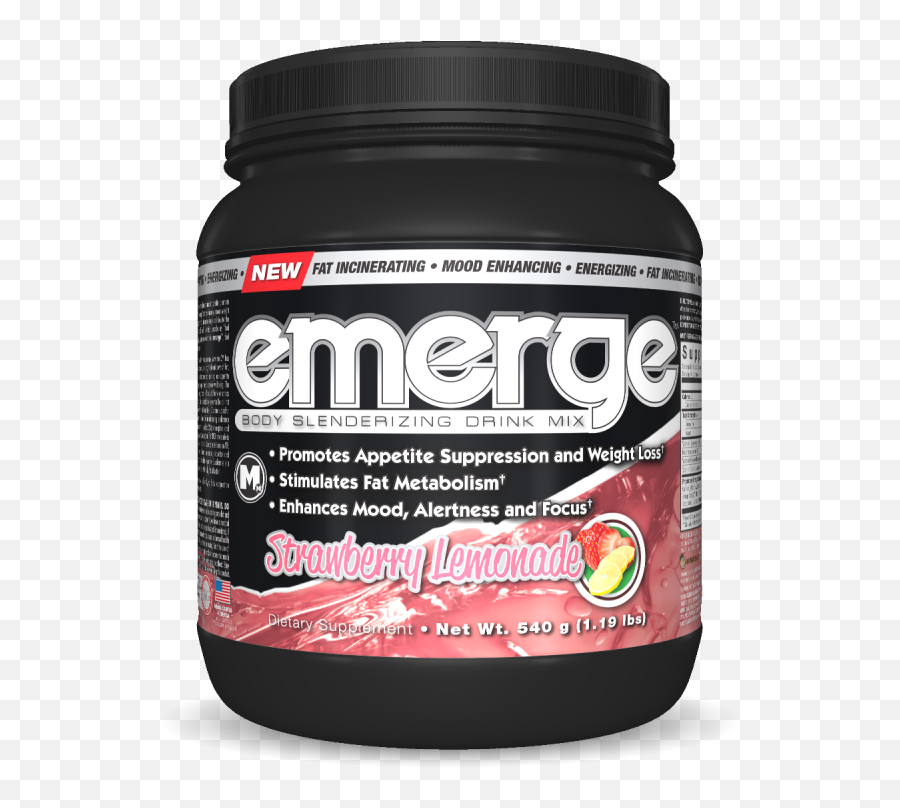 Emerge Strawberry Lemonade - Bodybuilding Supplement Png,Blue Raspberry Png