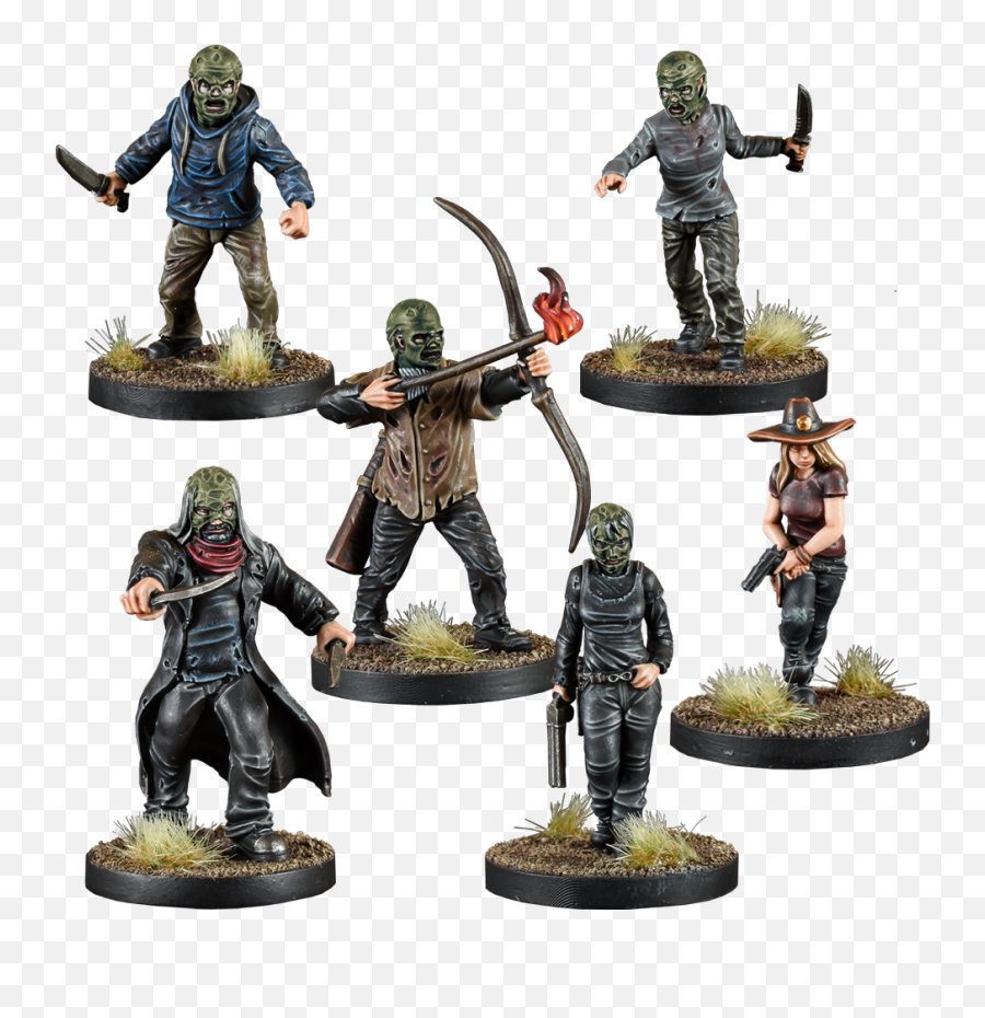 Details About The Walking Dead Whisperers Faction Set - Twd Call To Arms All Out War Thg Whisperers All Out War Png,Michonne Icon