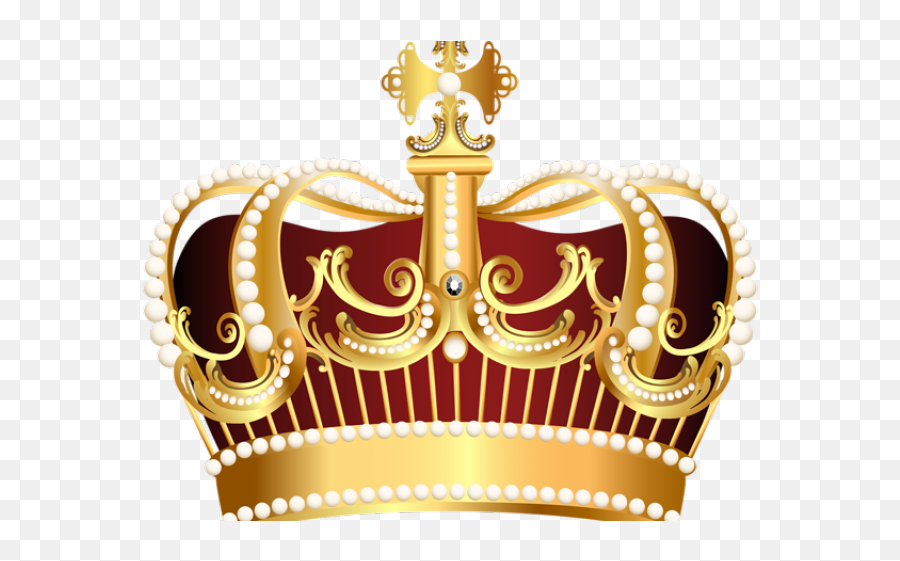 Download Golden Clipart Round Crown - King Crown Transparent Background Png,Crown With Transparent Background