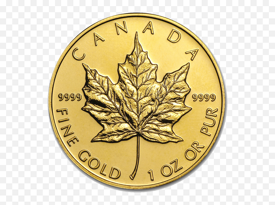 Royal Canadian Mint - Gold Maple Leaf Canadian Maple Leaf Gold Coin Png,Canada Maple Leaf Png