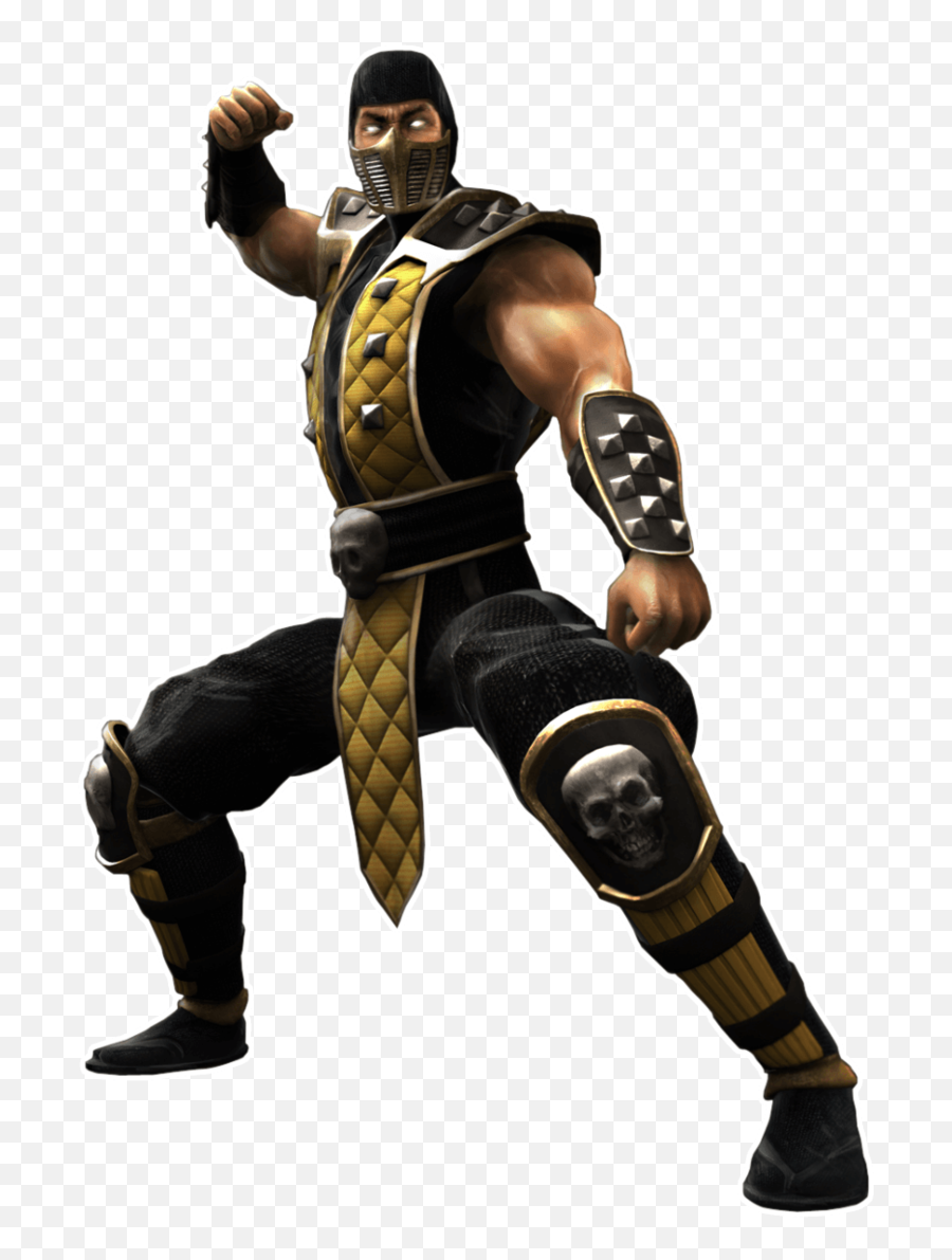 Mortal Kombat Png Transparent - Mortal Kombat Shaolin Monks Scorpion,Scorpion Mortal Kombat Png
