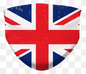 Uk Union Jack Distressed Flag Face Mask With Filter United - Heart Emoji png
