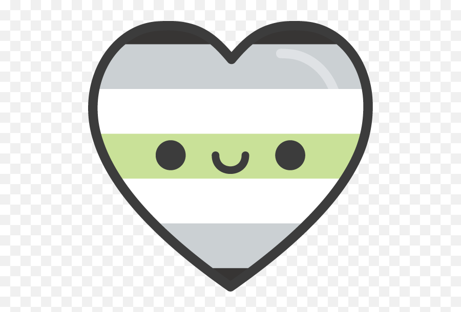 Pride Hearts U2013 Cute Magic Png Agender Icon