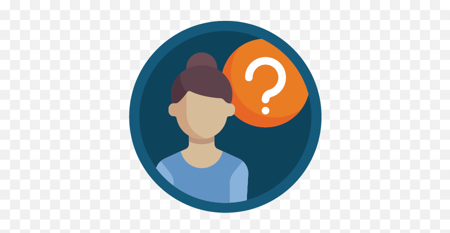 Lady With A Question Icon - Health Care 385x386 Png Questions Icon Icon Png,Icon Health & Fitness Logan Utah
