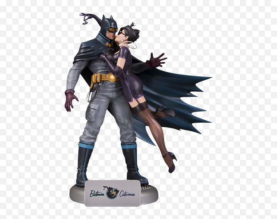 Batman And Catwoman Deluxe Statue Png