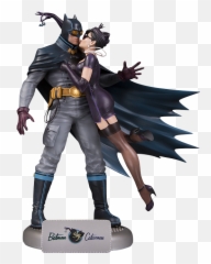 Batman And Catwoman Deluxe Statue Png