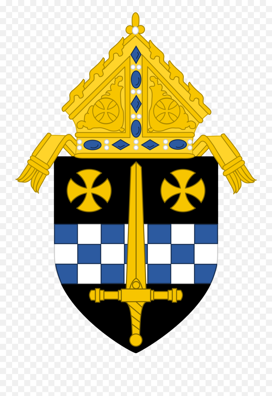 Fileroman Catholic Diocese Of Pittsburgh Alternatesvg - Roman Catholic Diocese Of Pittsburgh Png,Blue And Gold Shield On Icon