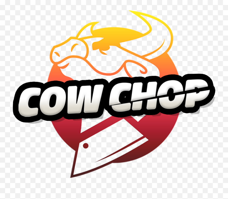 Cowchop Logo Design - Illustration Png,Cow Logo