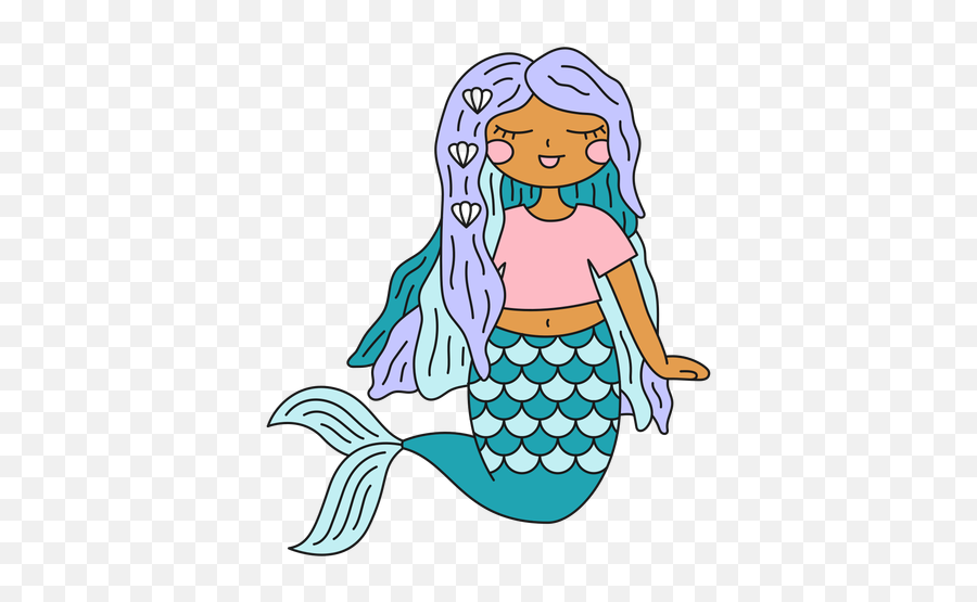 Monster Mermaid Stroke Transparent Png U0026 Svg Vector - Mermaid,Mermaid Icon To Help You